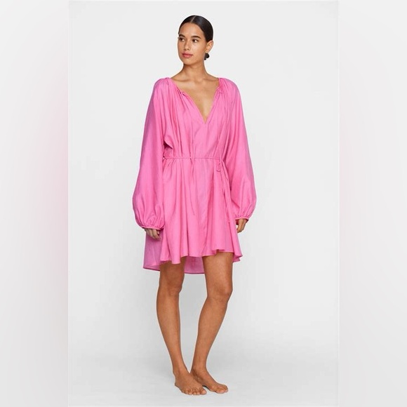 NEW MIKOH rosita dress in guava seed - Picture 1 of 13